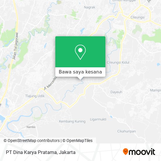 Peta PT Dina Karya Pratama