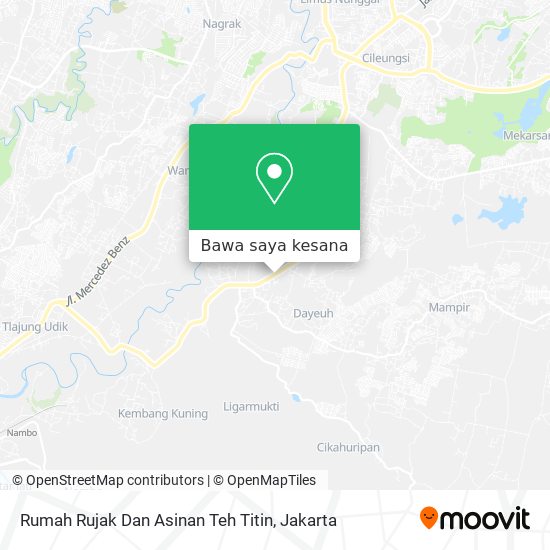 Peta Rumah Rujak Dan Asinan Teh Titin