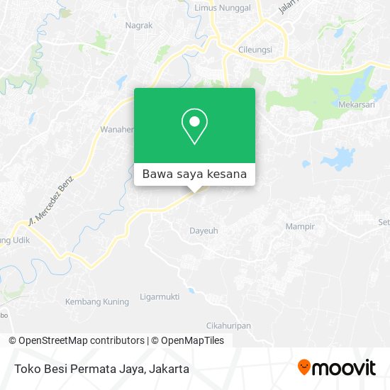 Peta Toko Besi Permata Jaya