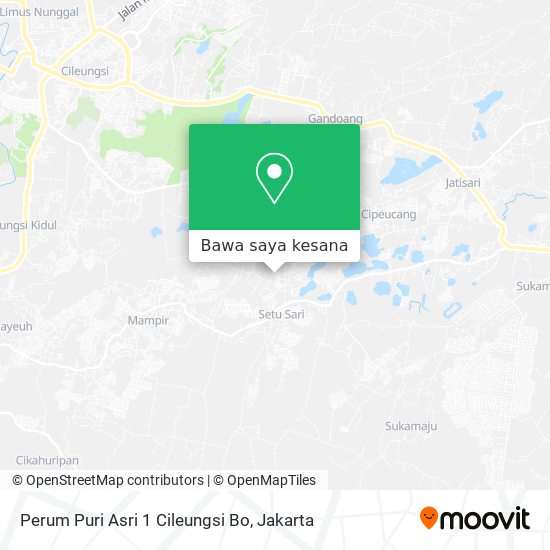 Peta Perum Puri Asri 1 Cileungsi Bo