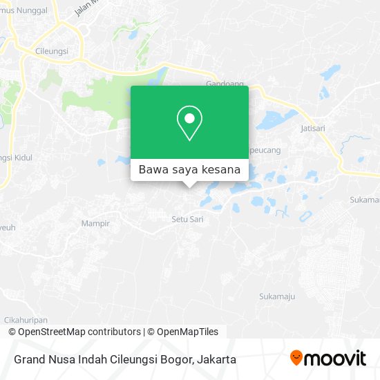 Peta Grand Nusa Indah Cileungsi Bogor