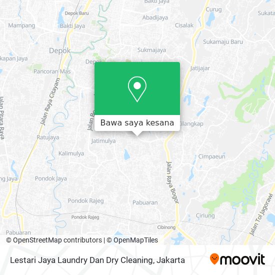 Peta Lestari Jaya Laundry Dan Dry Cleaning