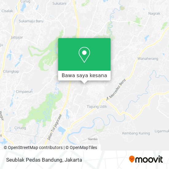 Peta Seublak Pedas Bandung