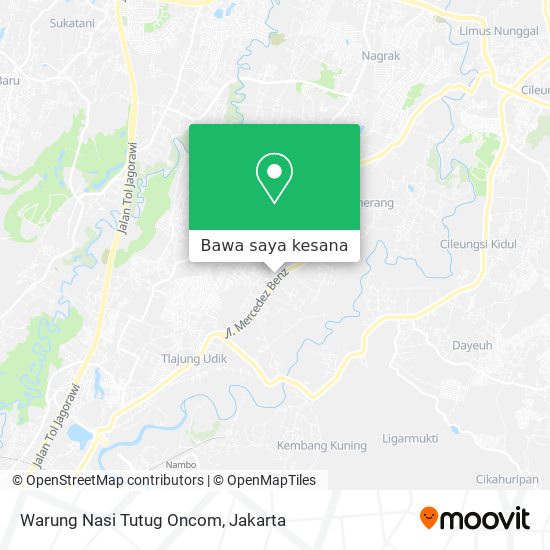 Peta Warung Nasi Tutug Oncom