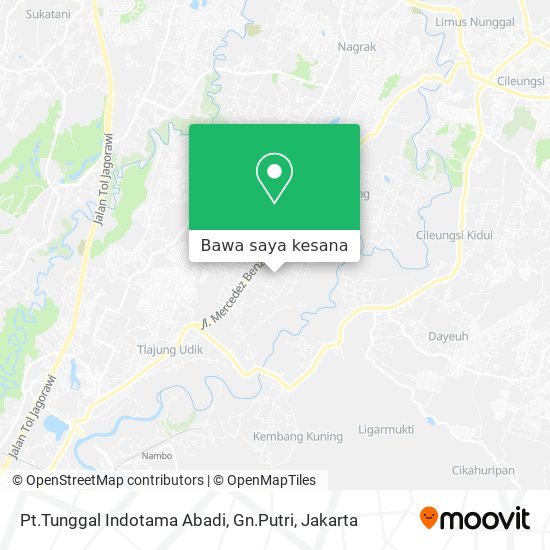 Peta Pt.Tunggal Indotama Abadi, Gn.Putri