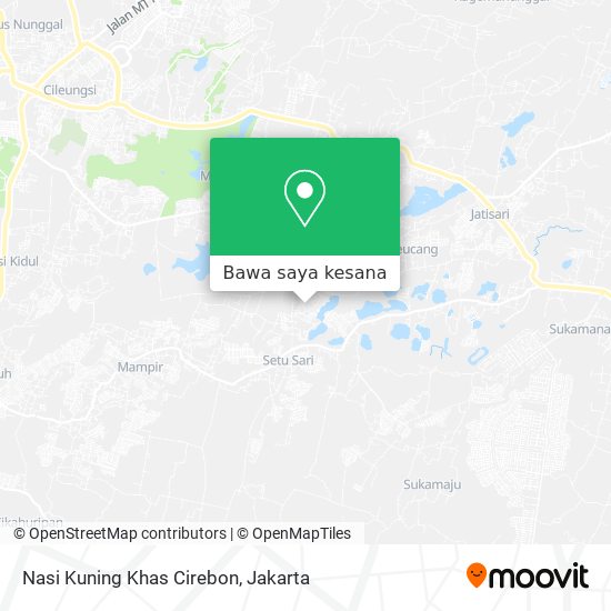 Peta Nasi Kuning Khas Cirebon