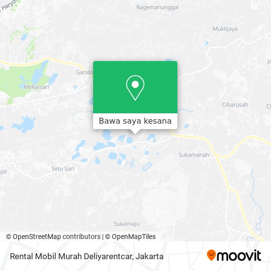 Peta Rental Mobil Murah Deliyarentcar