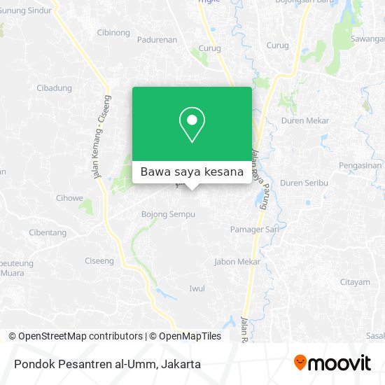 Peta Pondok Pesantren al-Umm