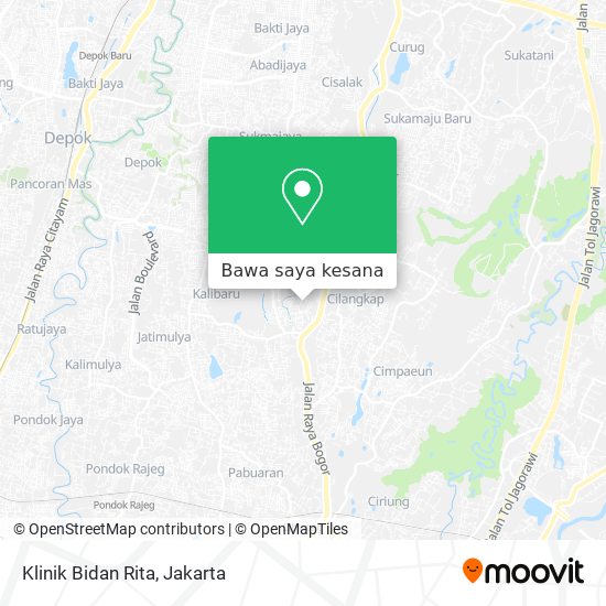 Peta Klinik Bidan Rita