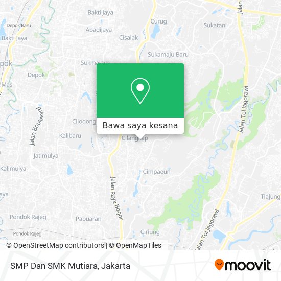 Peta SMP Dan SMK Mutiara