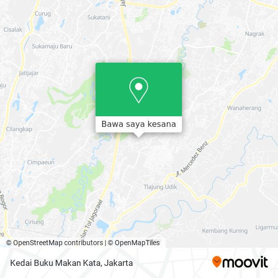 Peta Kedai Buku Makan Kata