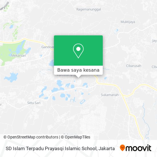 Peta SD Islam Terpadu Prayasqi Islamic School