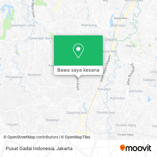 Peta Pusat Gadai Indonesia