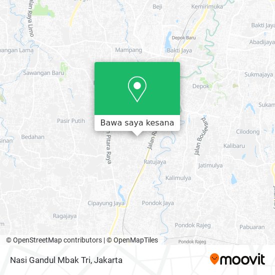 Peta Nasi Gandul Mbak Tri