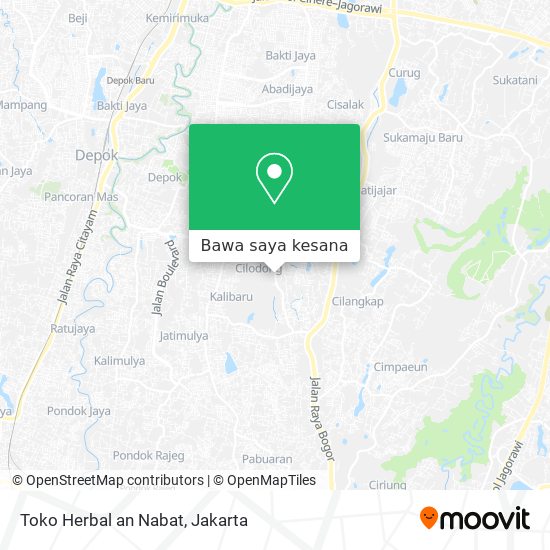 Peta Toko Herbal an Nabat