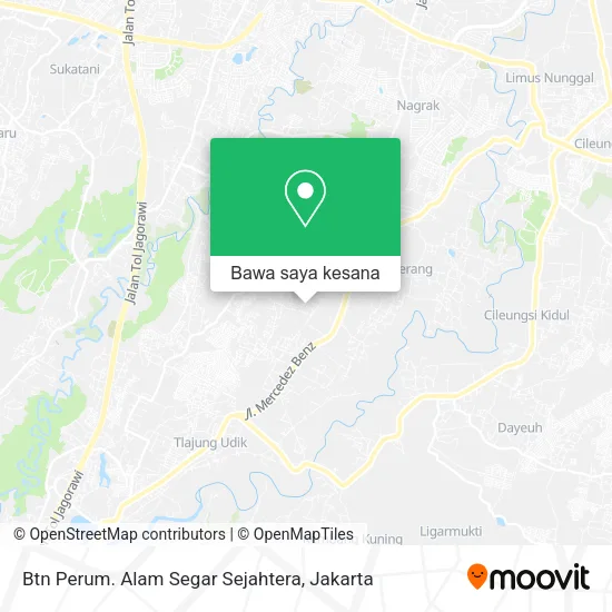 Peta Btn Perum. Alam Segar Sejahtera