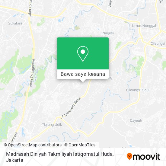 Peta Madrasah Diniyah Takmiliyah Istiqomatul Huda