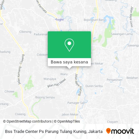 Peta Bss Trade Center Ps Parung Tulang Kuning