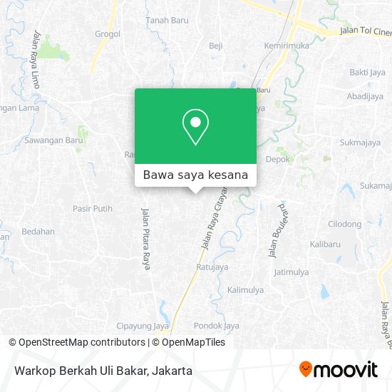 Peta Warkop Berkah Uli Bakar