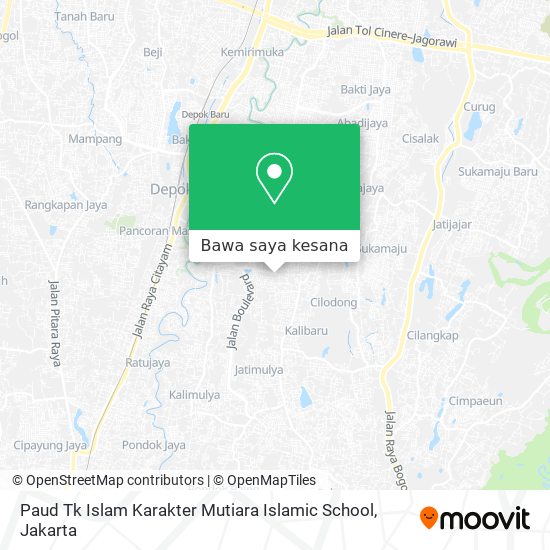 Peta Paud Tk Islam Karakter Mutiara Islamic School