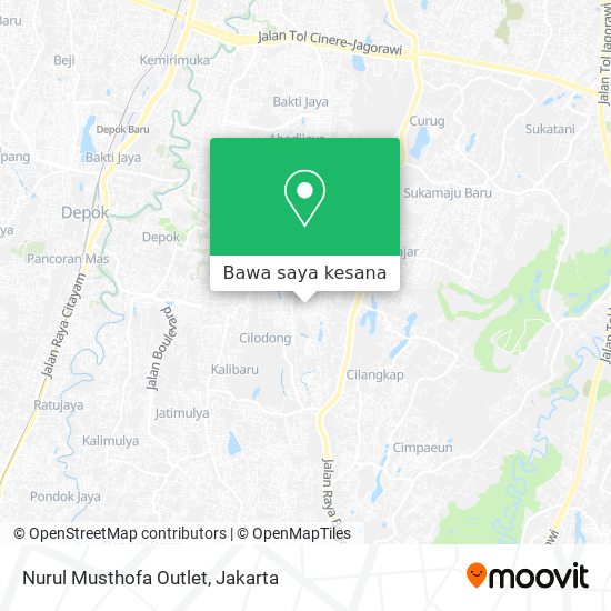 Peta Nurul Musthofa Outlet