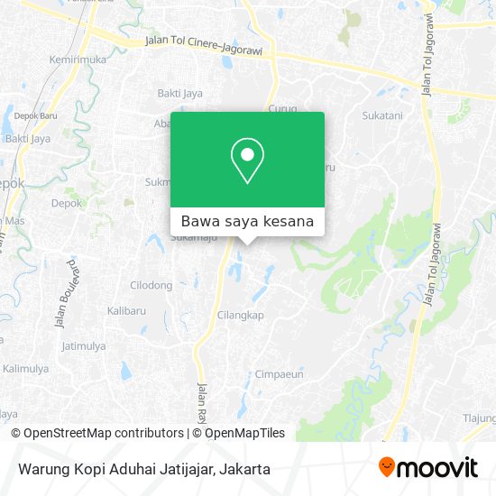 Peta Warung Kopi Aduhai Jatijajar