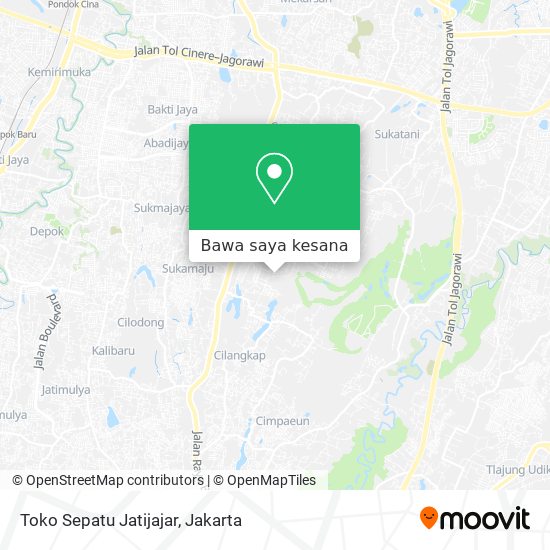 Peta Toko Sepatu Jatijajar