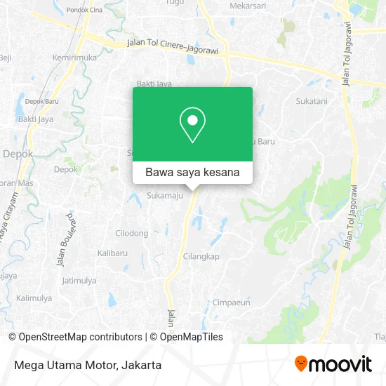 Peta Mega Utama Motor