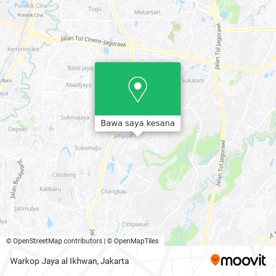 Peta Warkop Jaya al Ikhwan