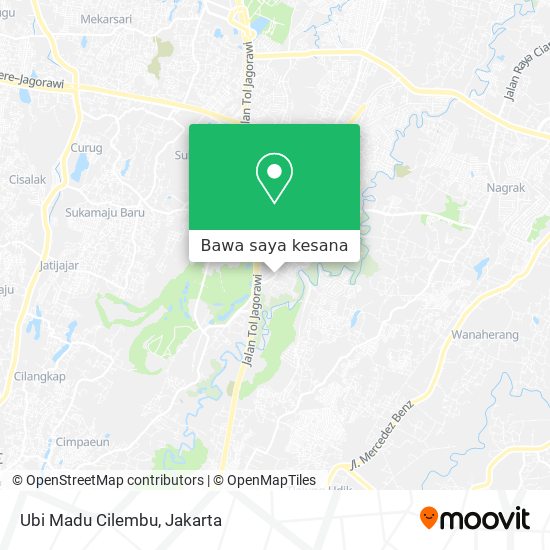 Peta Ubi Madu Cilembu