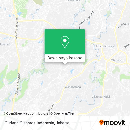 Peta Gudang Olahraga Indonesia
