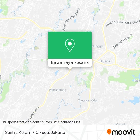 Peta Sentra Keramik Cikuda