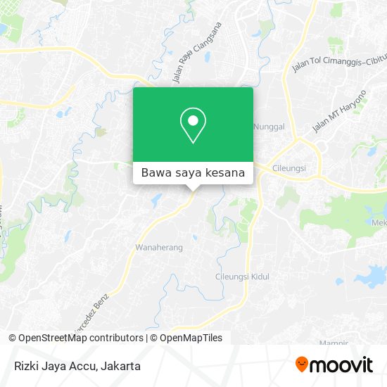 Peta Rizki Jaya Accu