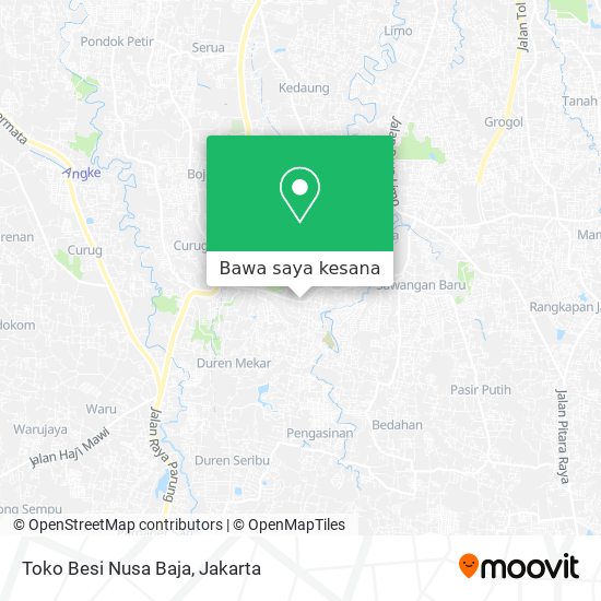 Peta Toko Besi Nusa Baja