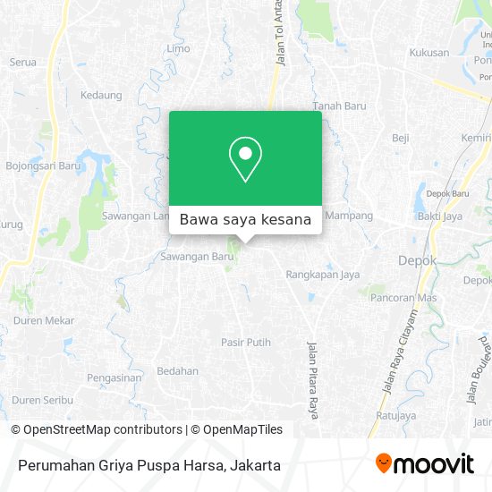 Peta Perumahan Griya Puspa Harsa