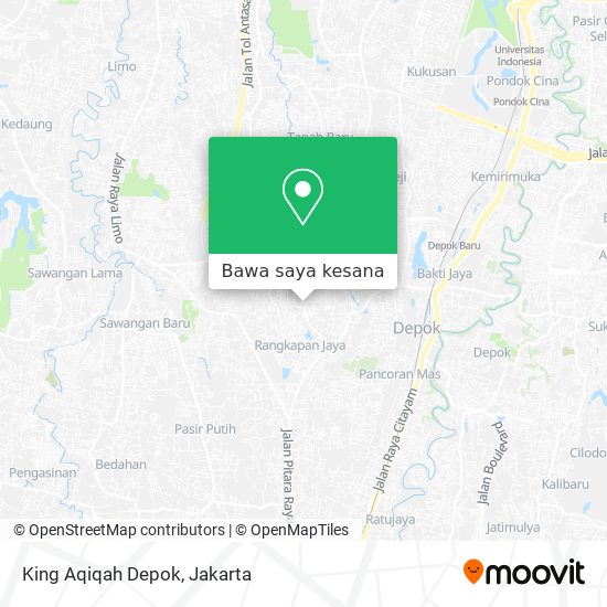 Peta King Aqiqah Depok