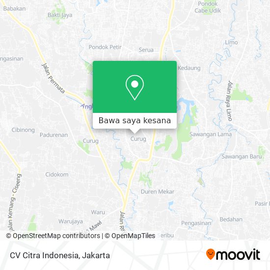 Peta CV Citra Indonesia