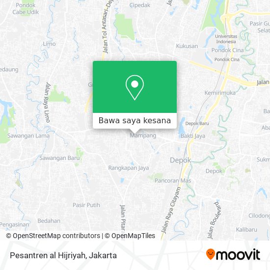 Peta Pesantren al Hijriyah