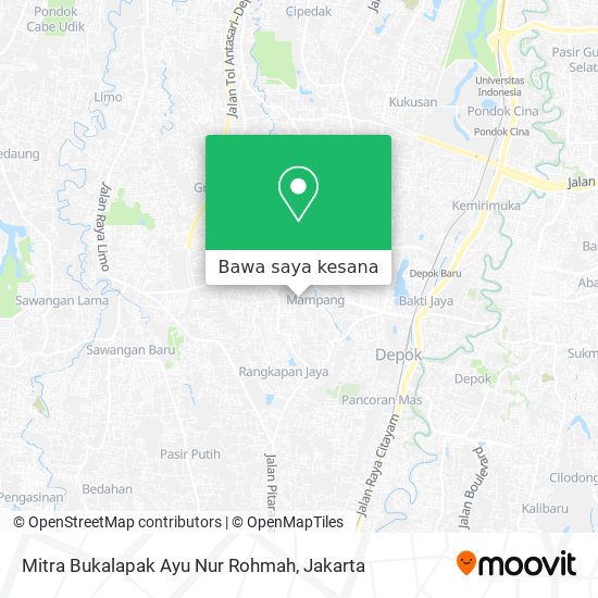 Peta Mitra Bukalapak Ayu Nur Rohmah