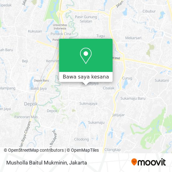 Peta Musholla Baitul Mukminin