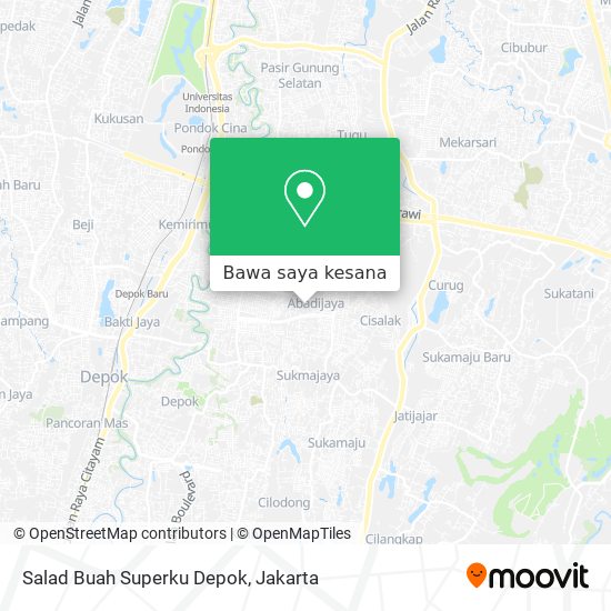 Peta Salad Buah Superku Depok