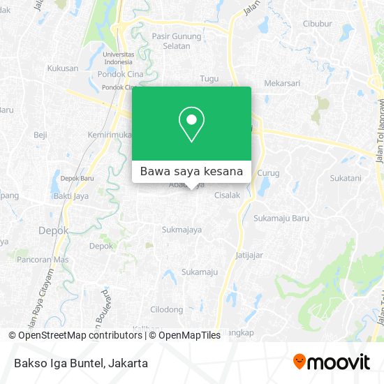 Peta Bakso Iga Buntel