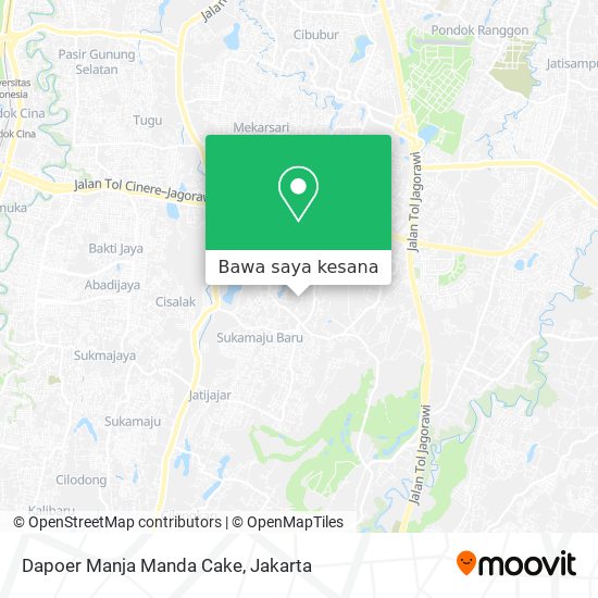 Peta Dapoer Manja Manda Cake