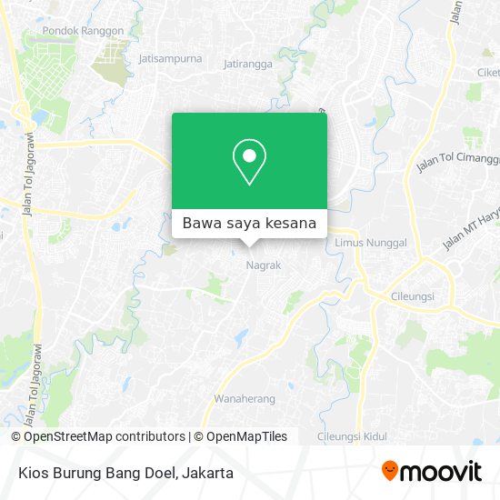 Peta Kios Burung Bang Doel