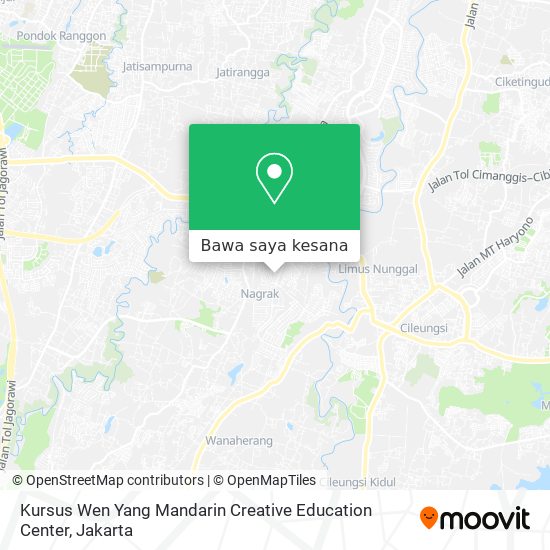 Peta Kursus Wen Yang Mandarin Creative Education Center
