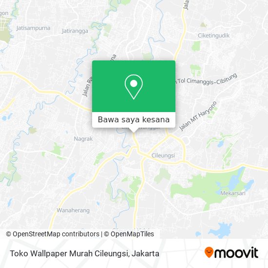 Peta Toko Wallpaper Murah Cileungsi
