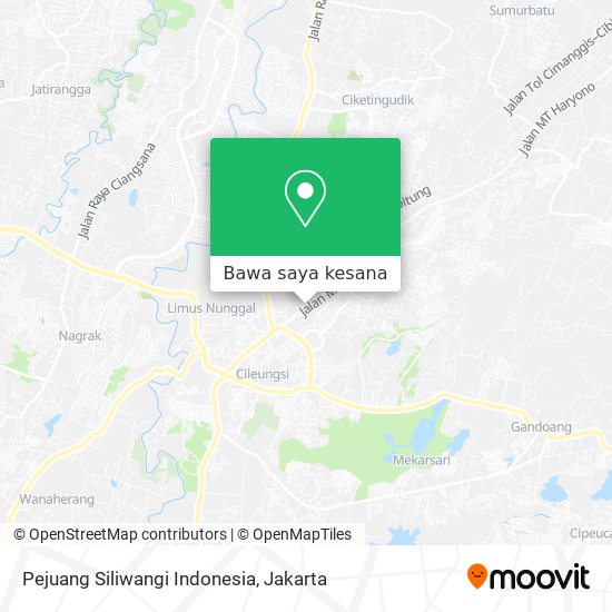 Peta Pejuang Siliwangi Indonesia