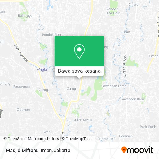 Peta Masjid Miftahul Iman