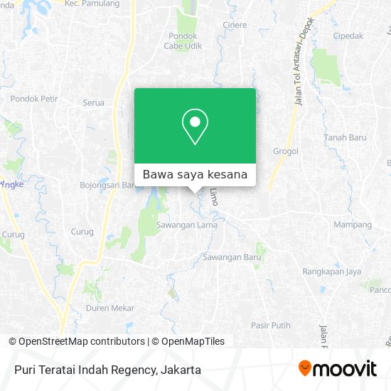 Peta Puri Teratai Indah Regency