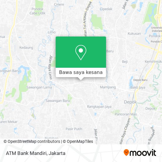 Peta ATM Bank Mandiri